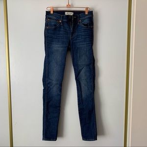 Madewell 9" High Riser Skinny Skinny Jeans in Atlantic